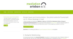 Desktop Screenshot of mediation-erleben.de